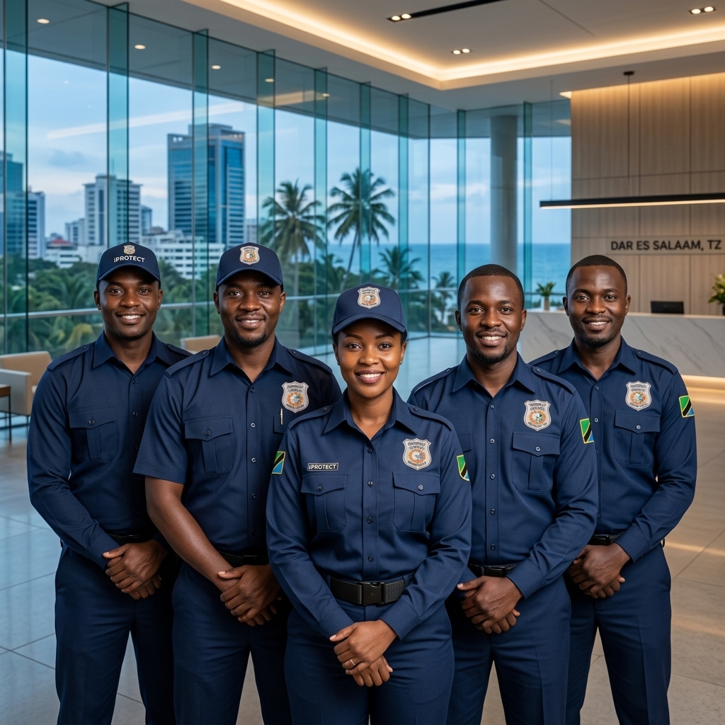 Iprotectsecurity professional team in Tanzania